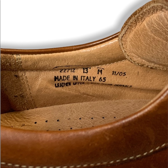 Bostonian STRADA Cap-Toe Dress Shoe Mens Size 13M Brown Leather Lace-Up Oxfords - Picture 7 of 9